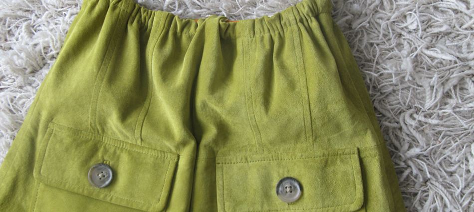 Sweet Green Apple Leather Recycled Purse